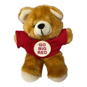 Vintage Sound Around Ohio State Go Big Red Plush Teddy Bear
